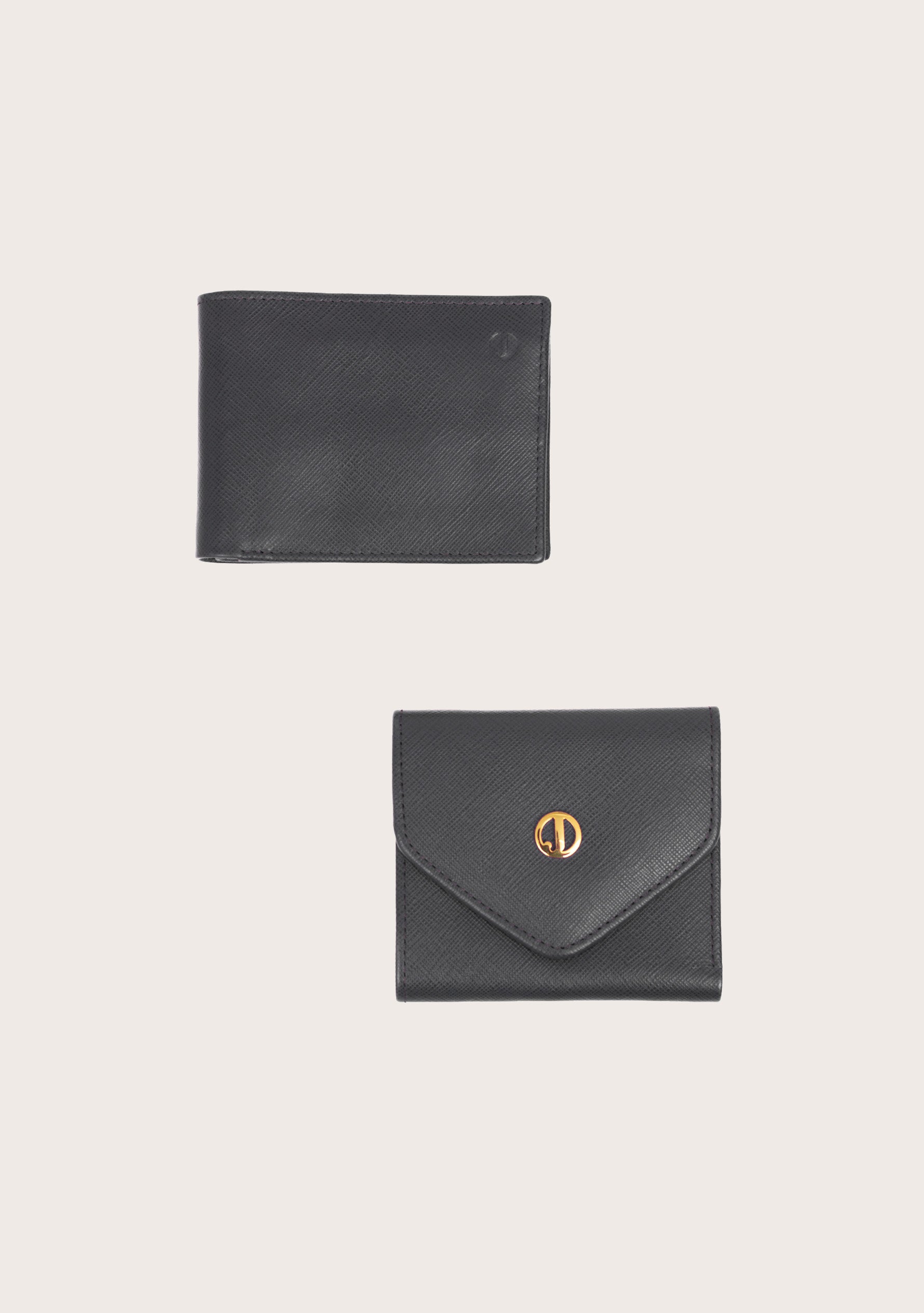 His & Hers Leather Wallet Gift Set - Cardiff