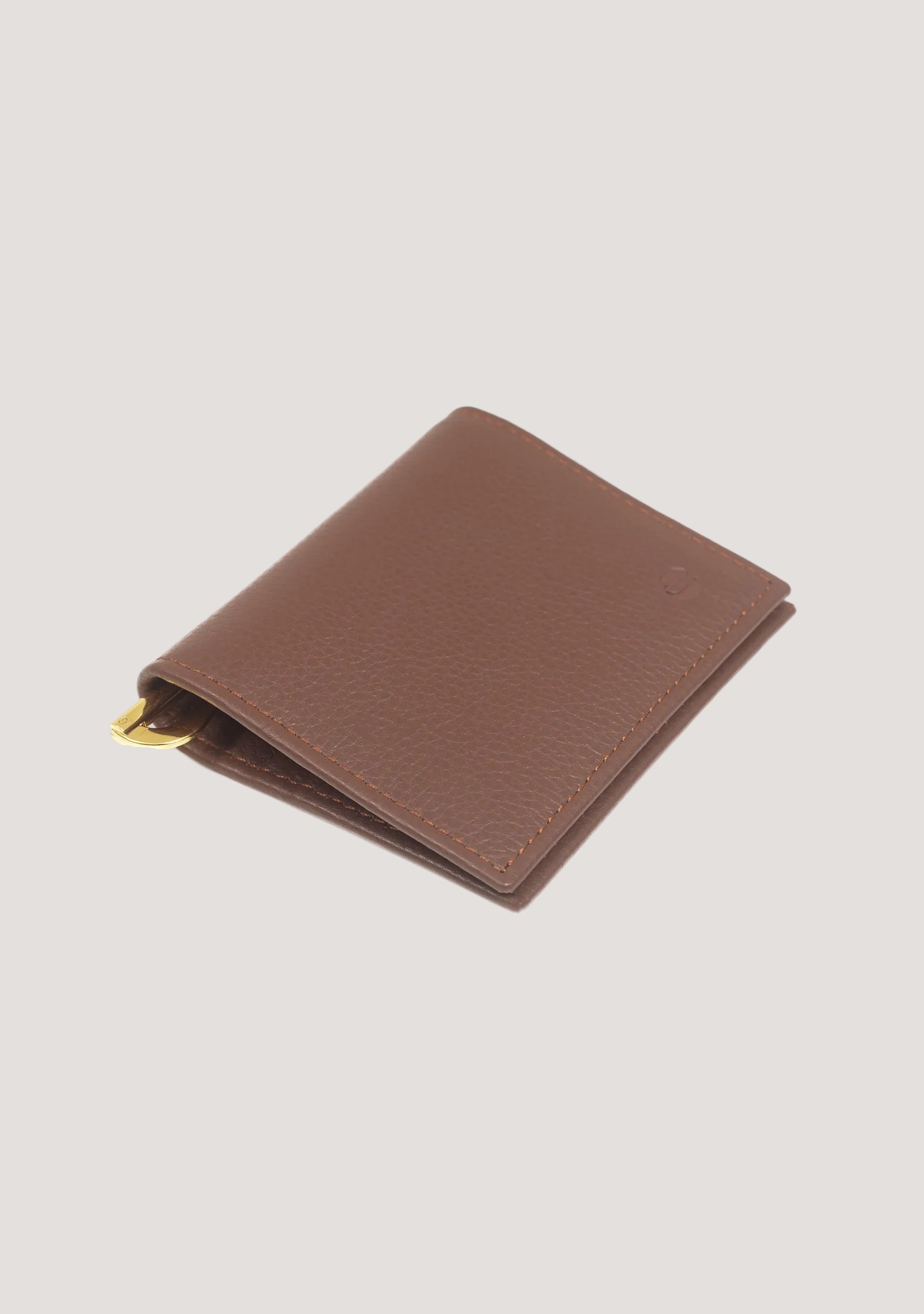 Slim Leather Money Clip Wallet - Minimalist Calfskin Billfold Madora